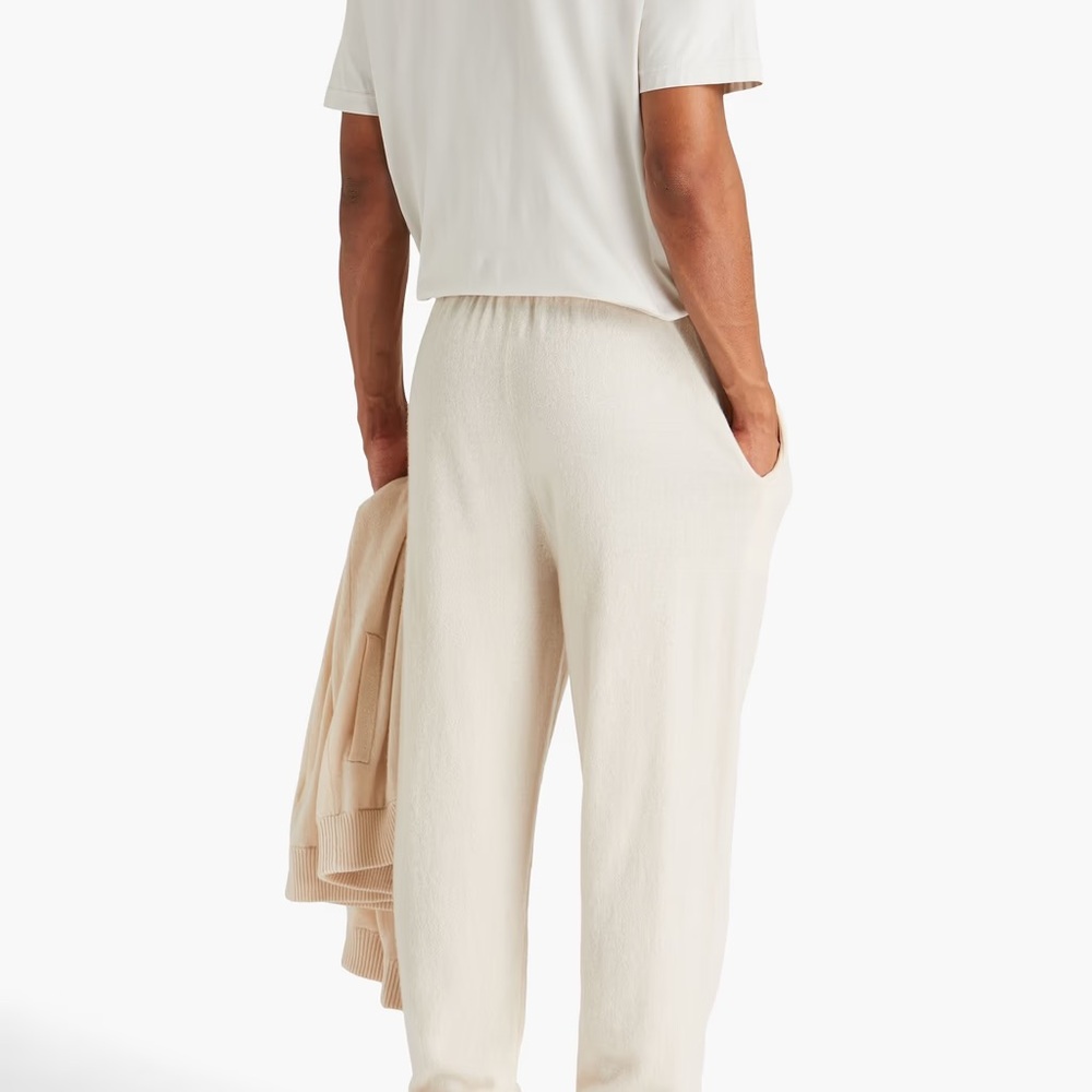 Cream Lounge Pants Derek rose 100% cashmere